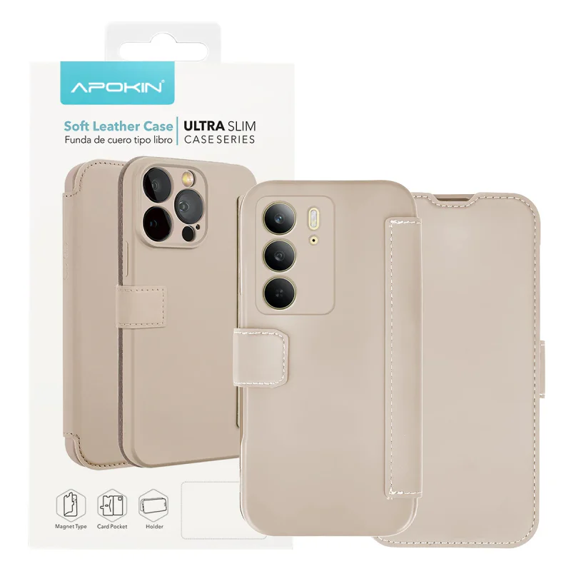 Capa Apokin para Realme C75 em Silicone Suave Preto - Imagem 3