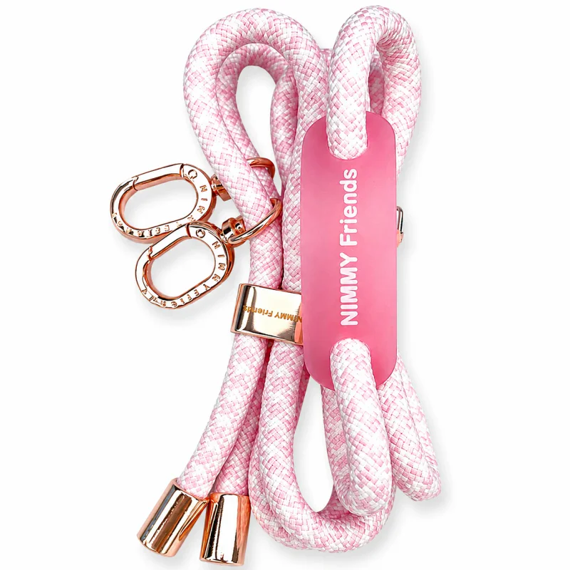 Cordão para Telemóvel Nimmy Friends Apokin Rosa e Branco - Imagem 2