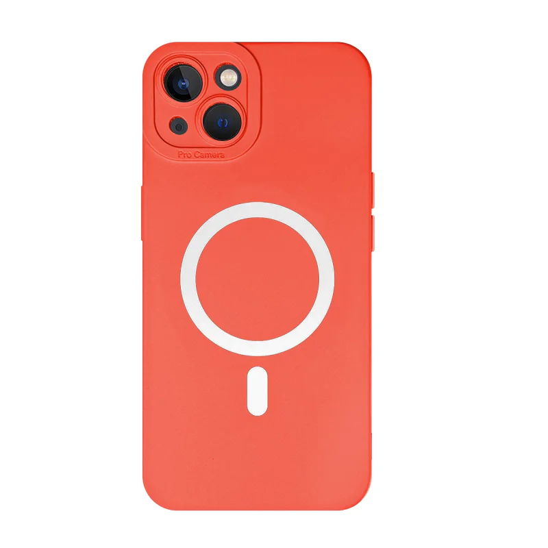 Capa de Silicone Macio Apokin com MagSafe para iPhone 14 Pro 6,1 polegadas Lilás - Imagem 6