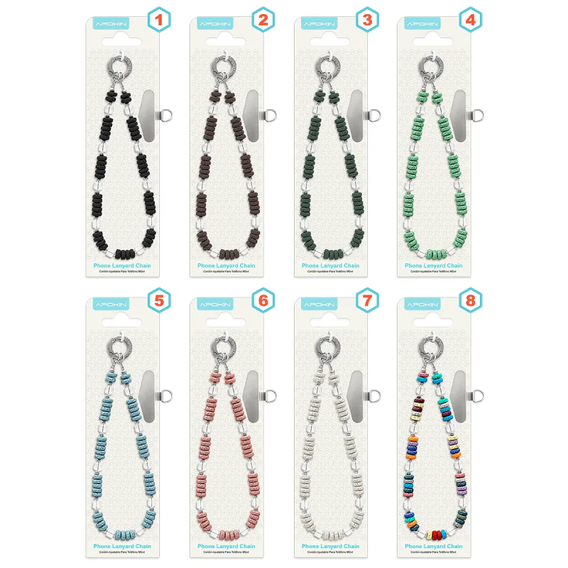 Cordão para Telemóvel Apokin 93235 Ajustável com Contas, Cor 1