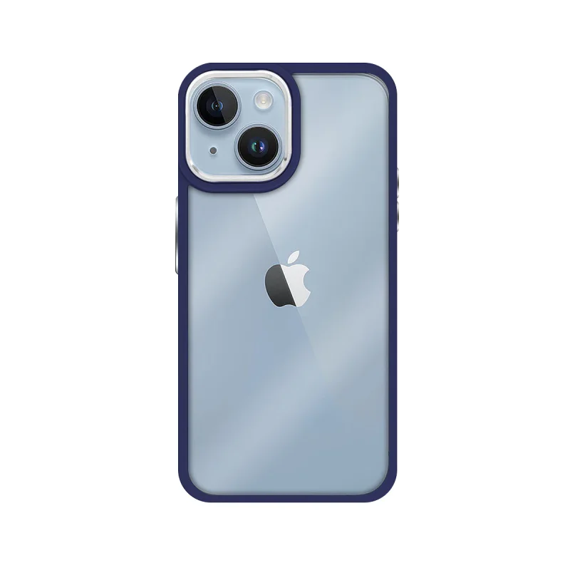 Capa Apokin para iPhone 14 Plus Silicone com Rebordo de Câmara em Alumínio Verde - Imagem 2