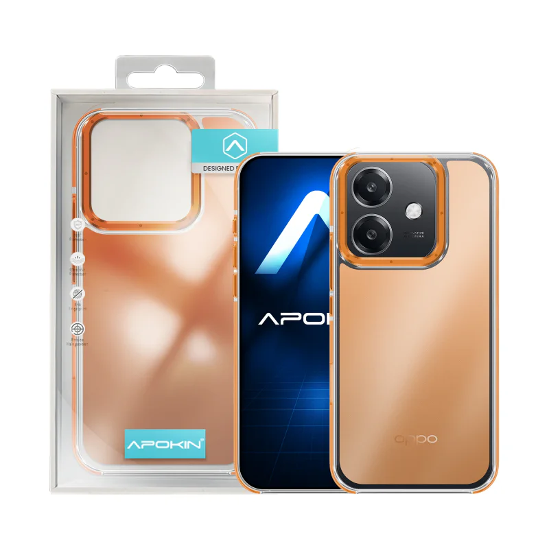 Capa Apokin para Oppo A60 4G Laranja - Imagem 2