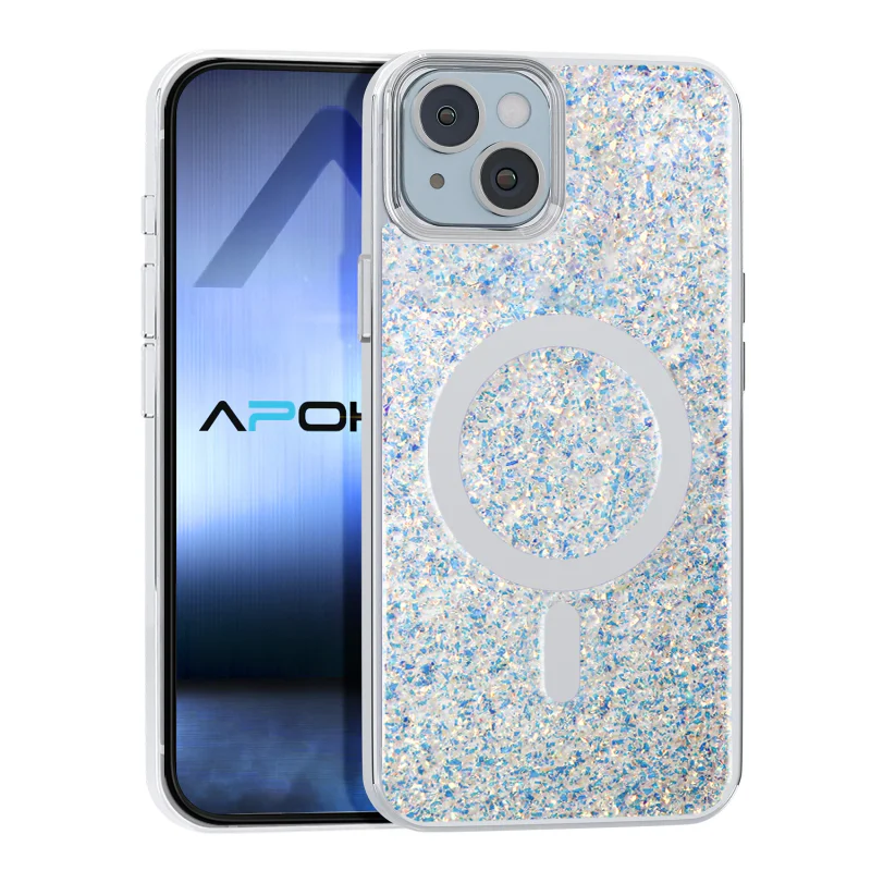 Capa Apokin para Samsung Galaxy S24 Plus com MagSafe e Purpurina Cor 1 - Imagem 4