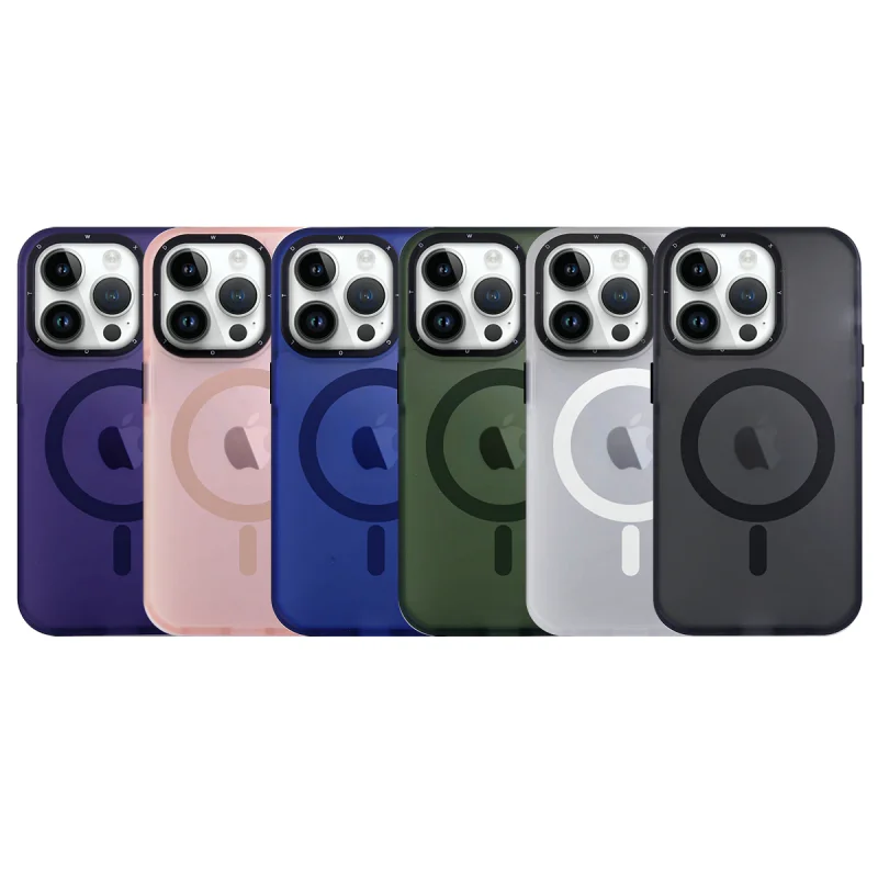 Capa Apokin Xycolt para Apple iPhone 15 Pro Max Fumada com MagSafe Lilás - Imagem 1