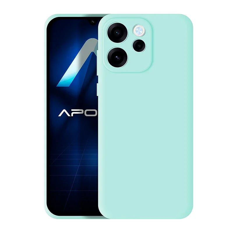 Capa Apokin para Oppo Reno 15F Silicone Suave Lilás - Imagem 3