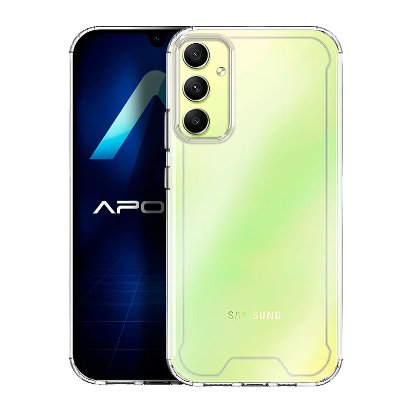 Capa Apokin para Samsung Galaxy A16 Transparente Anti-Choque Premium