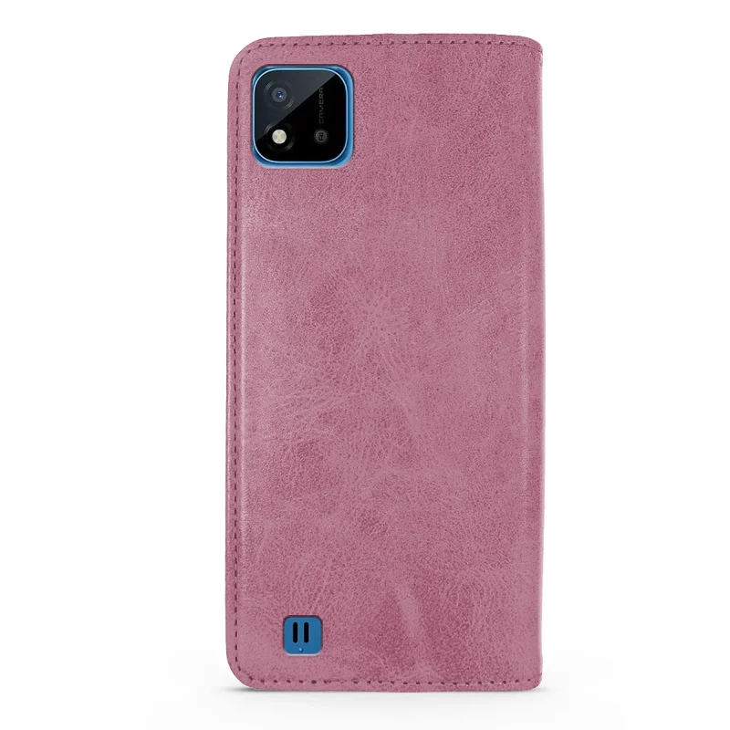 Capa Apokin com Porta-cartões em Pele Sintética para Realme C11 2020 Variedade de cores - Imagem 6
