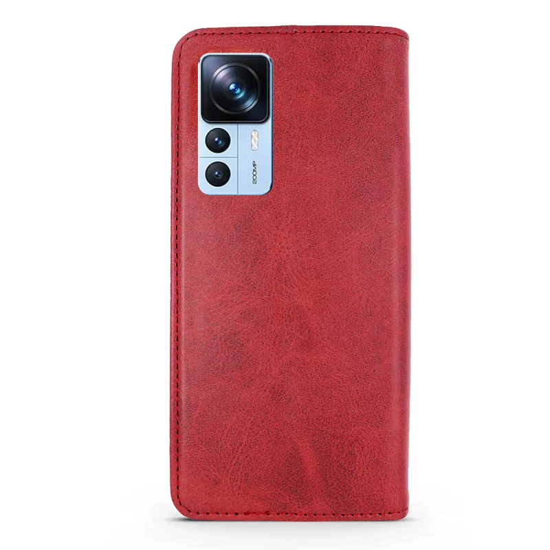 Capa com Porta-cartões Apokin para Xiaomi 12T Pro Pele Sintética Azul - Imagem 5