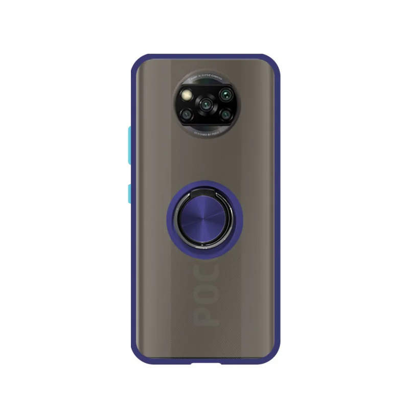 Capa de Gel Apokin para Xiaomi Poco X4 Pro 5G com Íman e Suporte Fumado Preto - Imagem 2