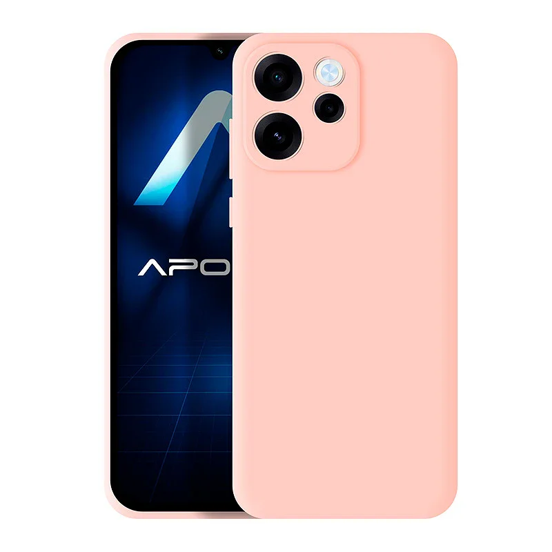Capa Apokin para Oppo Reno 15F Silicone Suave Lilás - Imagem 5