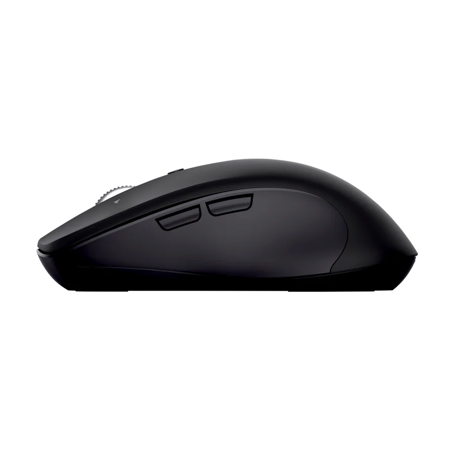 Rato Sem Fios Trust Ferro Recarregável Multidispositivo Hyperscroll Preto - Imagem 3