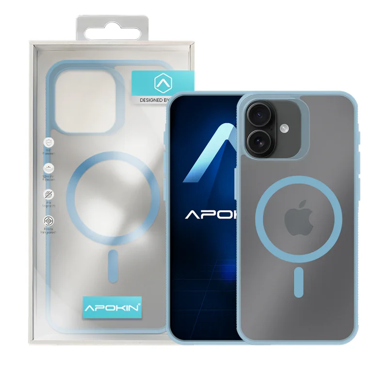 Capa Apokin ABR para iPhone 16 Plus com MagSafe Transparente - Imagem 6