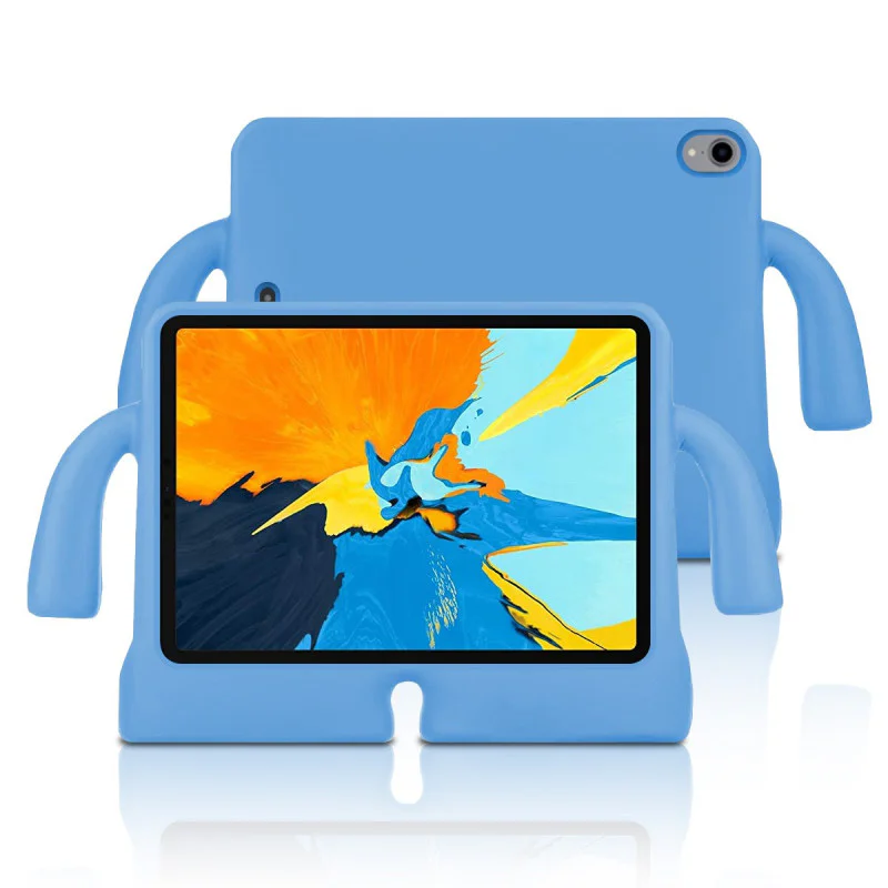 Capa Apokin para iPad Air 10,9 polegadas e iPad Pro 11 polegadas Silicone Antichoque para Crianças Azul