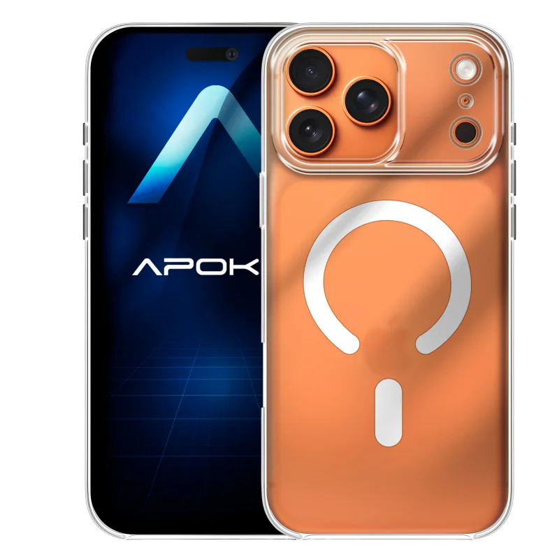 Capa Apokin Mate com MagSafe para iPhone 17 Pro Transparente - Imagem 2