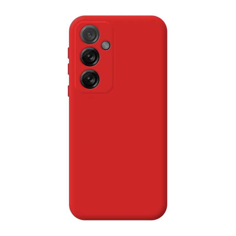 Capa de Silicone Macio Apokin para Samsung Galaxy S26 FE Vermelho - Imagem 6