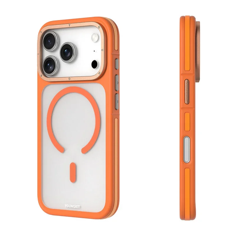 Capa Apokin para iPhone 17 Pro Max e 18 Pro Max Youngkit Areia Rochosa Laranja - Imagem 1