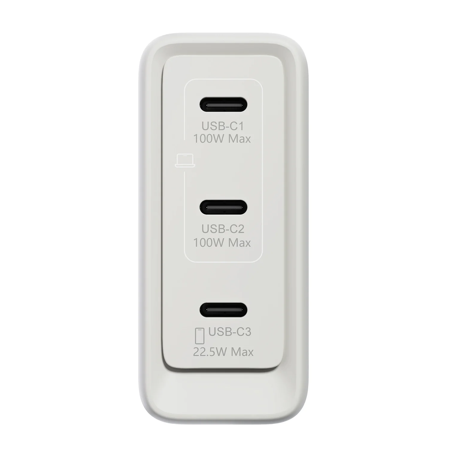Carregador Lenovo GaN 100W USB-C Multiporta com 3 Portas e Cabo 1,8 m Seashell - Imagem 5