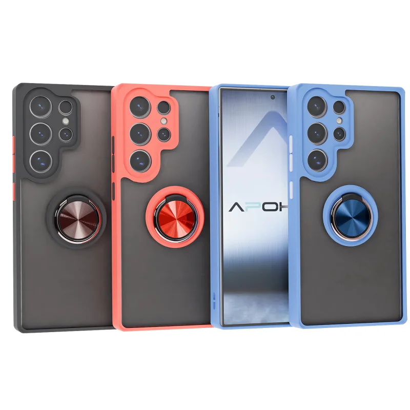 Capa de Gel Apokin para Samsung Galaxy S25 Ultra com Íman e Suporte Fumada Azul - Imagem 1