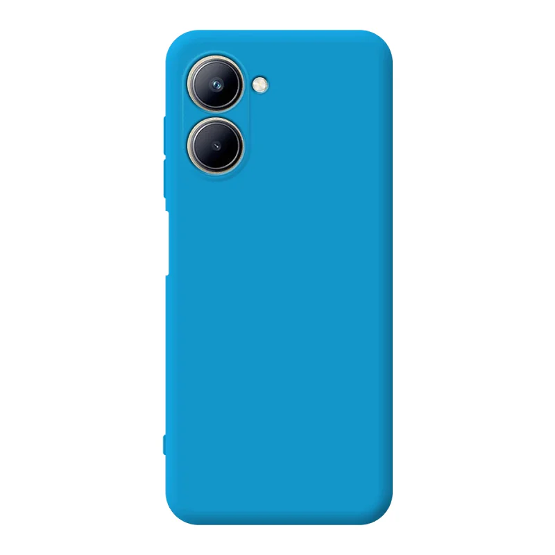 Capa Apokin para Realme C33 Silicone Macio com Proteção de Câmara 3D Lilás - Imagem 2