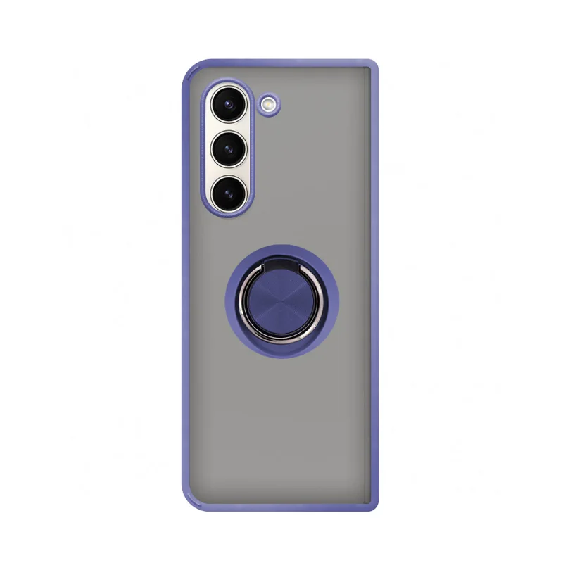 Capa Apokin para Samsung Galaxy Z Fold 8 Gel Fumado com Íman e Suporte Azul - Imagem 3