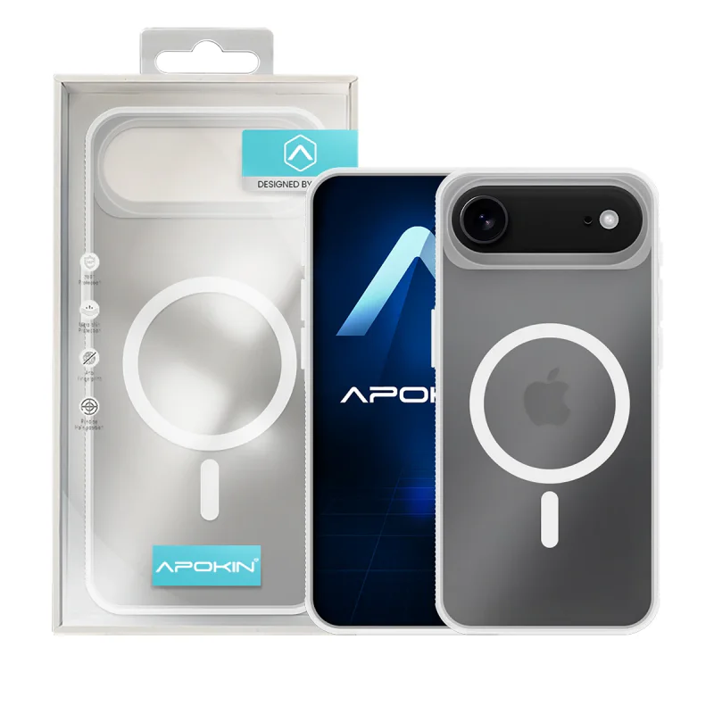 Capa Apokin para iPhone 17 com MagSafe Transparente - Imagem 4