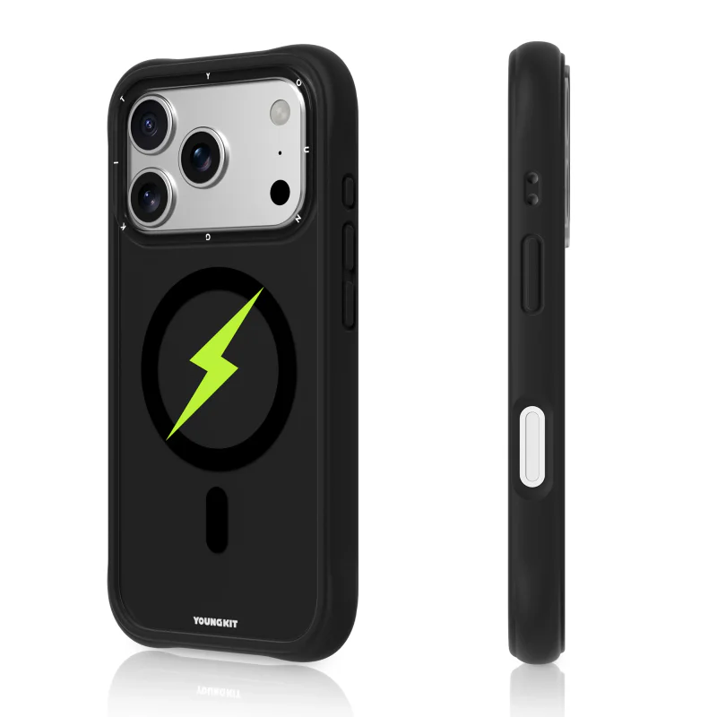 Capa Magnética Apokin Youngkit para iPhone 17 Pro Max / 18 Pro Max Transparente - Imagem 3