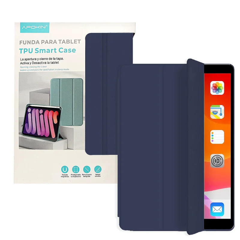 Capa Inteligente Apokin V2 com Suporte para Caneta para iPad Air 13 polegadas Preto - Imagem 4
