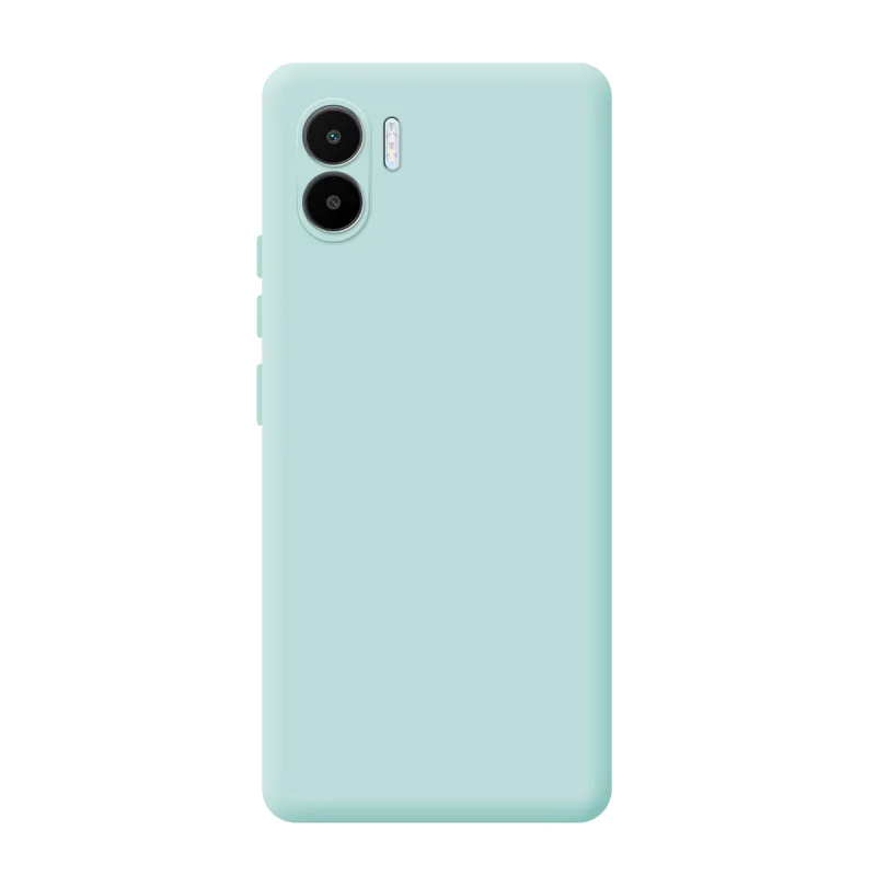 Capa de Silicone Soft Apokin com Proteção 3D da Câmara para Xiaomi Redmi A1 Azul - Imagem 3