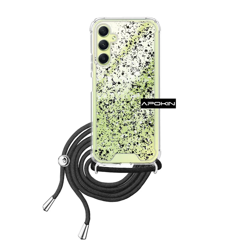 Capa de Gel Apokin para Samsung Galaxy A54 5G com Cordão Lilás - Imagem 5