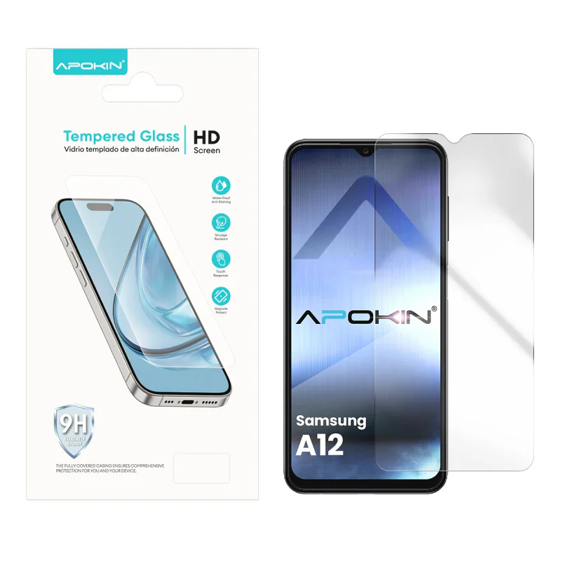 Vidro Temperado Apokin para Samsung Galaxy A13 4G e 5G A12 A32 5G e M13 Transparente - Imagem 3