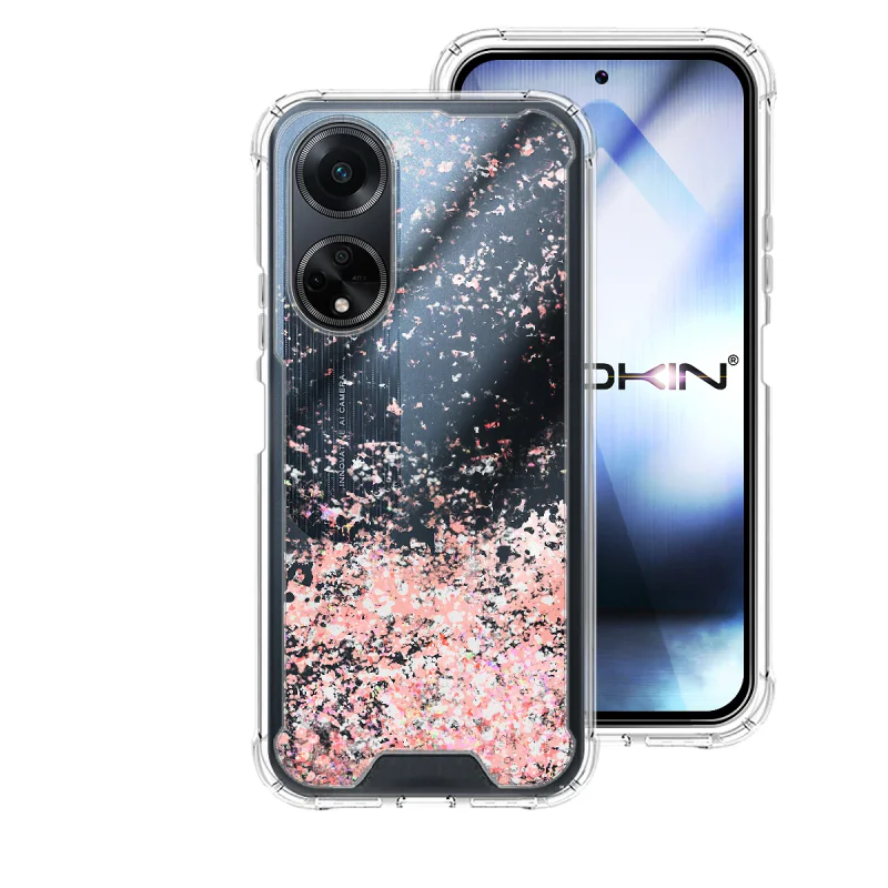 Capa de Gel Apokin com Purpurina para Oppo A98 Variedade de cores - Imagem 3