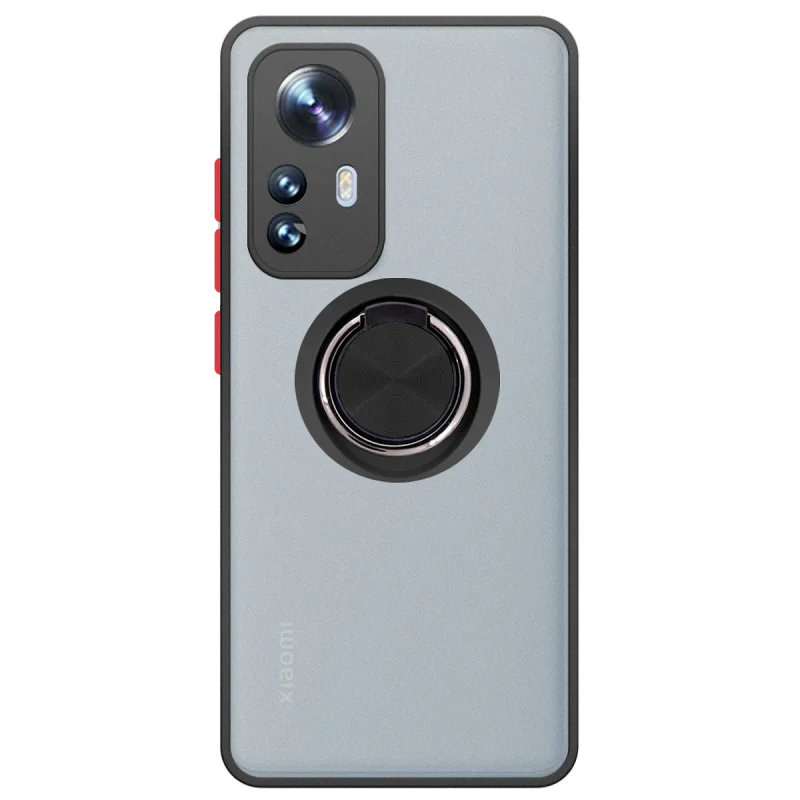 Capa em Gel Apokin para Xiaomi 12 com Suporte e Íman Fumada Azul - Imagem 4