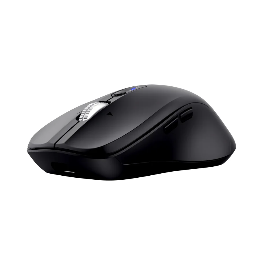Rato Sem Fios Trust Ferro Recarregável Multidispositivo Hyperscroll Preto - Imagem 1