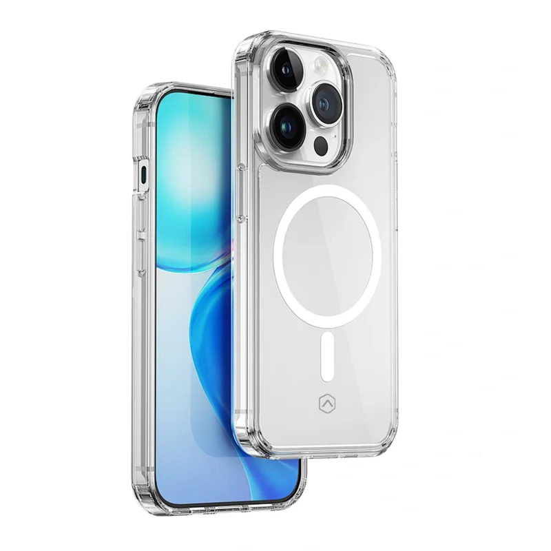 Capa Apokin para iPhone 15 Pro Acrílica com MagSafe Branco - Imagem 2