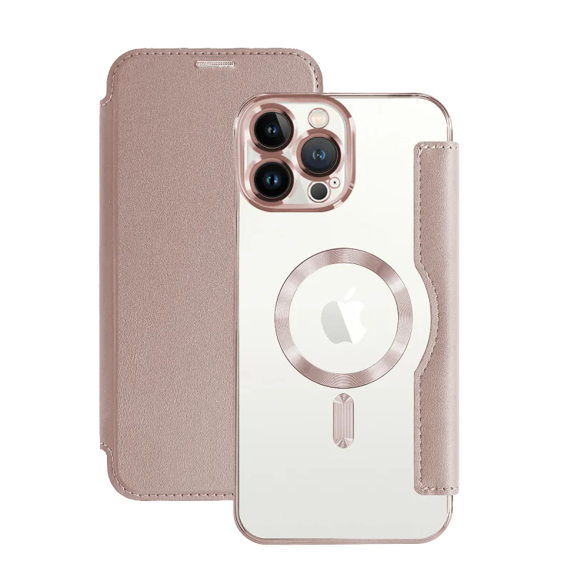 Capa Apokin Mocome Cromada com MagSafe para iPhone 13 Pro Max Fúcsia - Imagem 5