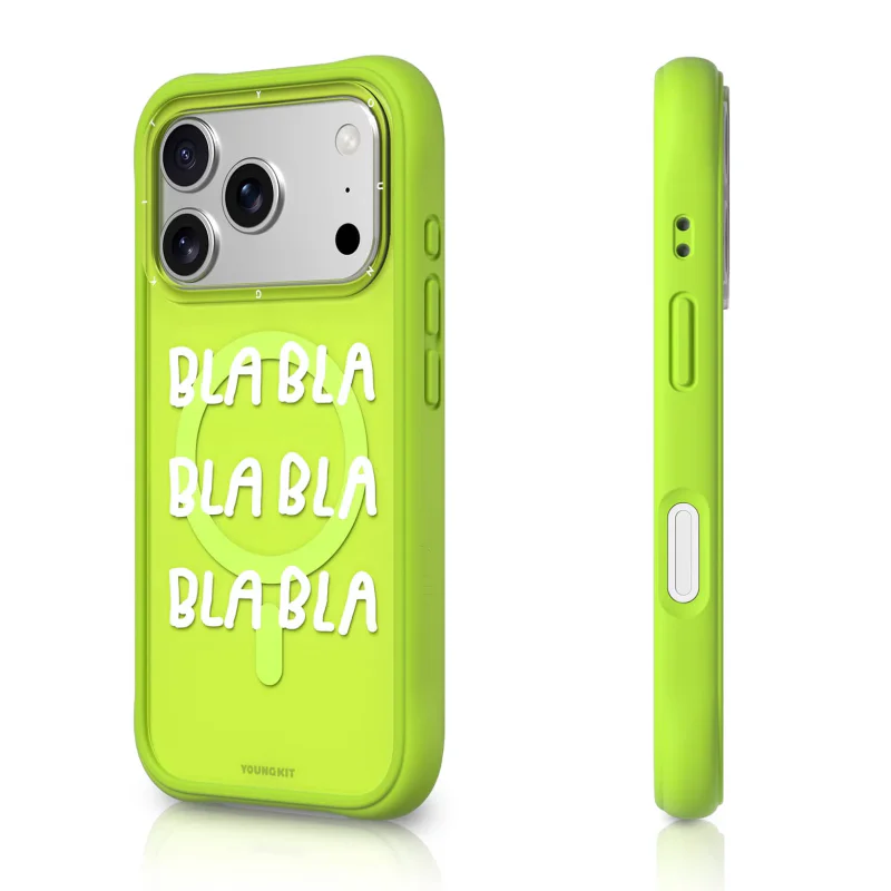 Capa Apokin Youngkit Café Tempo 2.0 com MagSafe para iPhone 16 Pro Verde - Imagem 2