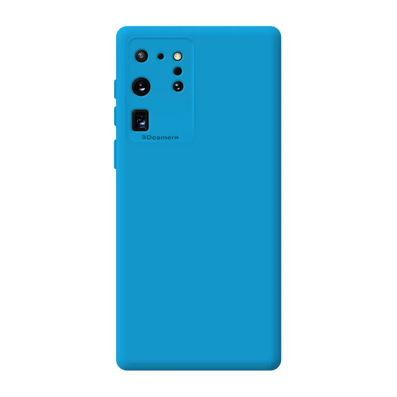 Capa Apokin em Silicone Macio com Proteção de Câmara 3D para Samsung Galaxy S20 Ultra Vermelho - Imagem 2