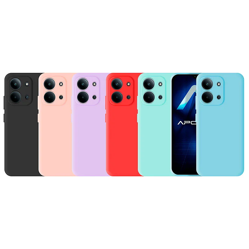 Capa Apokin para Xiaomi Redmi 15C 4G Silicone Suave Variedade de cores - Imagem 1