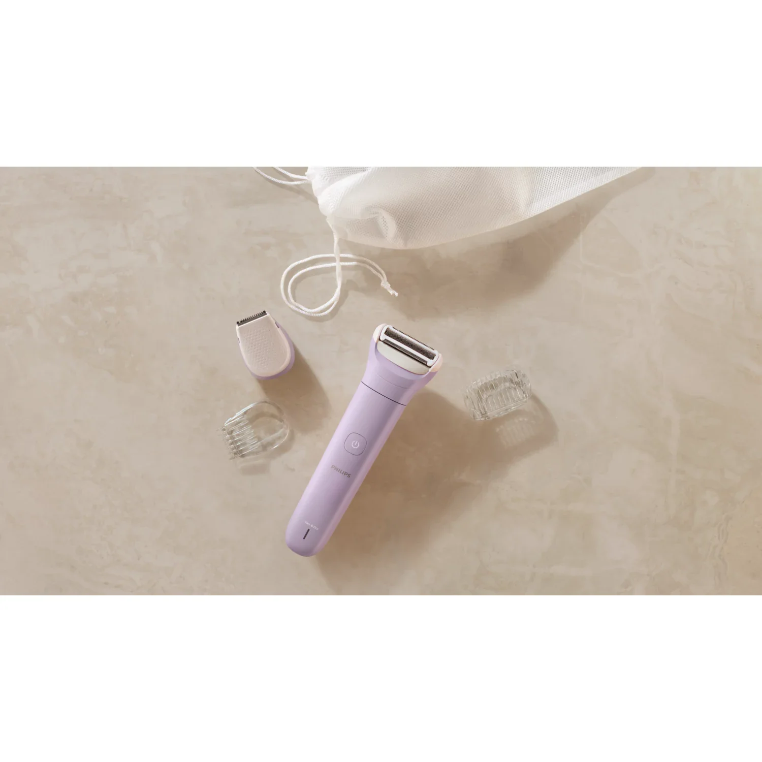 Máquina de Depilar Philips Lady Shaver Series 6000 BRL138/00 Sem Fios Wet & Dry com Cabeça para Biquíni - Imagem 2