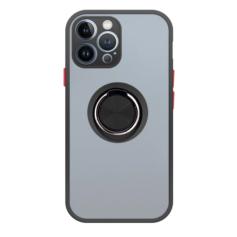 Capa em Gel Apokin para iPhone 13 Pro Max com Suporte e Íman Fumada Azul - Imagem 4