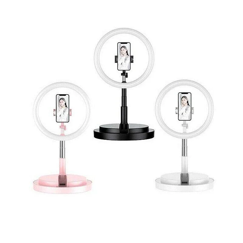 Ring Light Apokin LED RGB 26 cm com Suporte Ajustável até 168 cm Rosa - Imagem 5