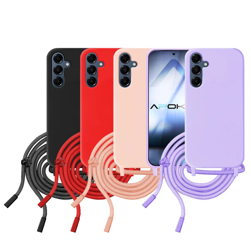 Capa Suave Apokin com Cordão para Samsung Galaxy A36 - Imagem 1
