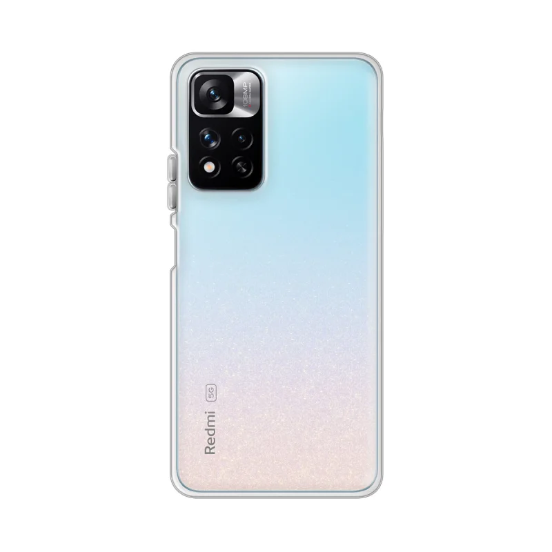 Capa de Silicone Apokin para Xiaomi Redmi Note 11 Pro+ Transparente 2 mm - Imagem 1