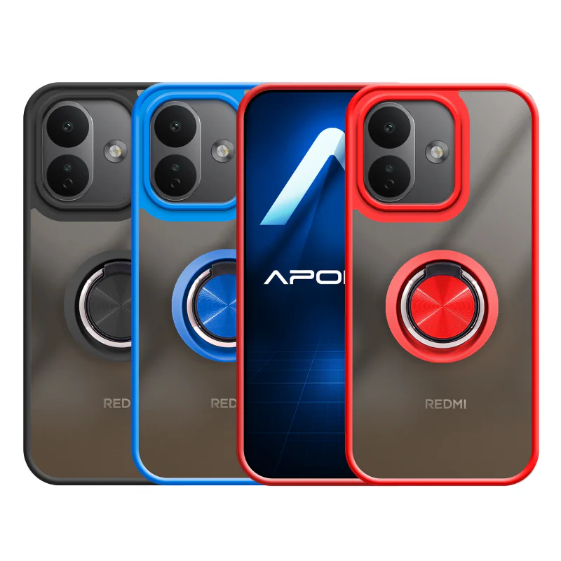 Capa de Gel Apokin Smoked para Xiaomi Redmi Note 17 Pro com Íman e Suporte Cor: Variedade de cores