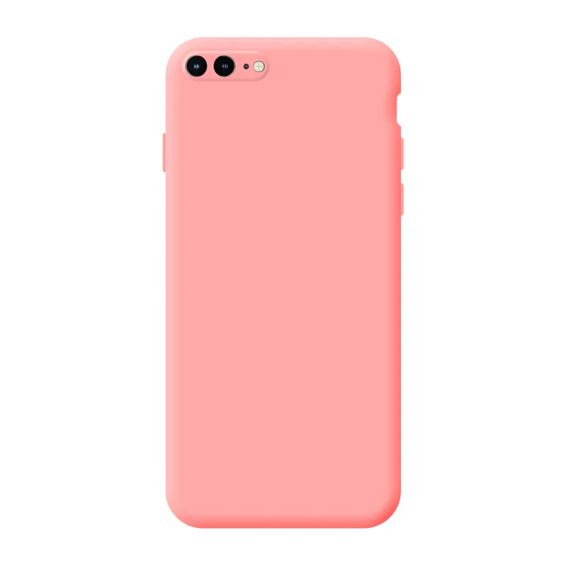 Capa Apokin para iPhone 7 Plus / 8 Plus Silicone Macio Proteção Câmara 3D Vermelho - Imagem 4
