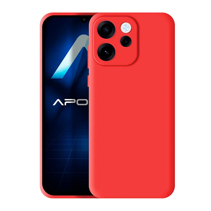 Capa Apokin para Oppo Reno 15F Silicone Suave Lilás - Imagem 2