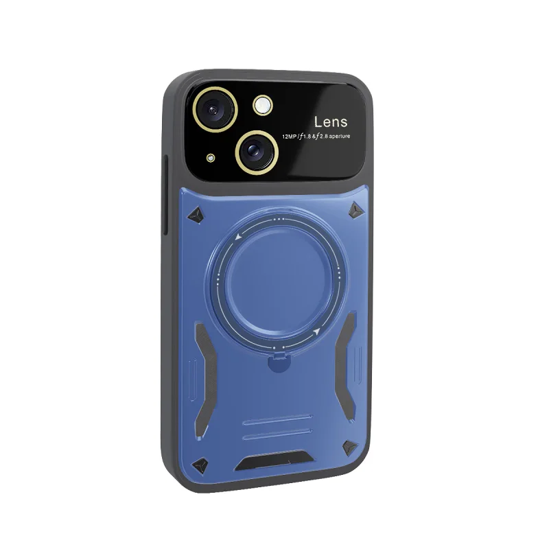 Capa Antigolpes Apokin para iPhone 15 Plus com Apoio Preto - Imagem 5