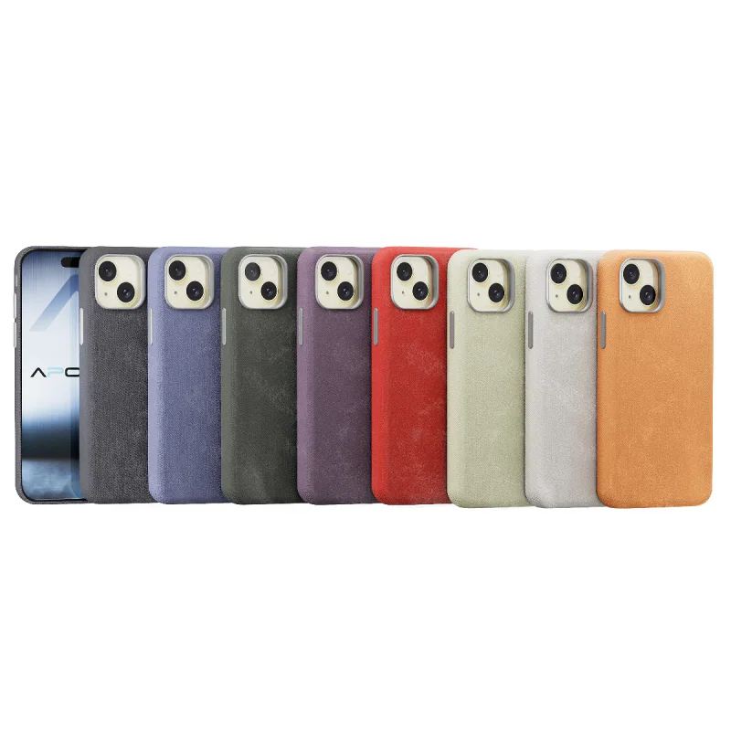 Capa Mocome Apokin de Pele com MagSafe para iPhone 15 - Imagem 1