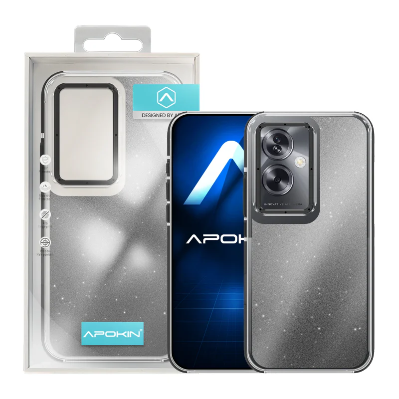 Capa Apokin para Oppo A40 e A60 5G Acrílica com Glitter Variedade de cores - Imagem 2