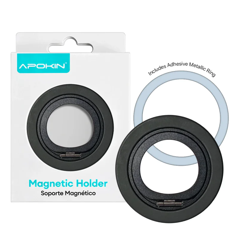 Suporte Magnético Apokin M03 para MagSafe Laranja - Imagem 6
